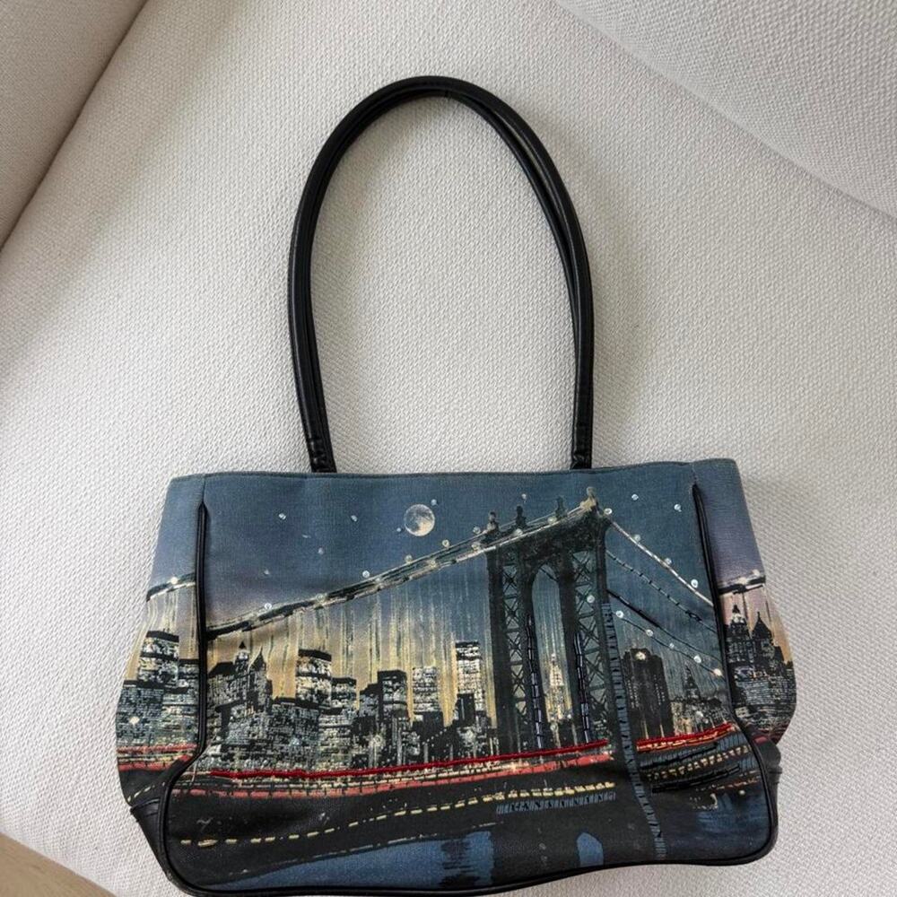 New york city beaddd handbag